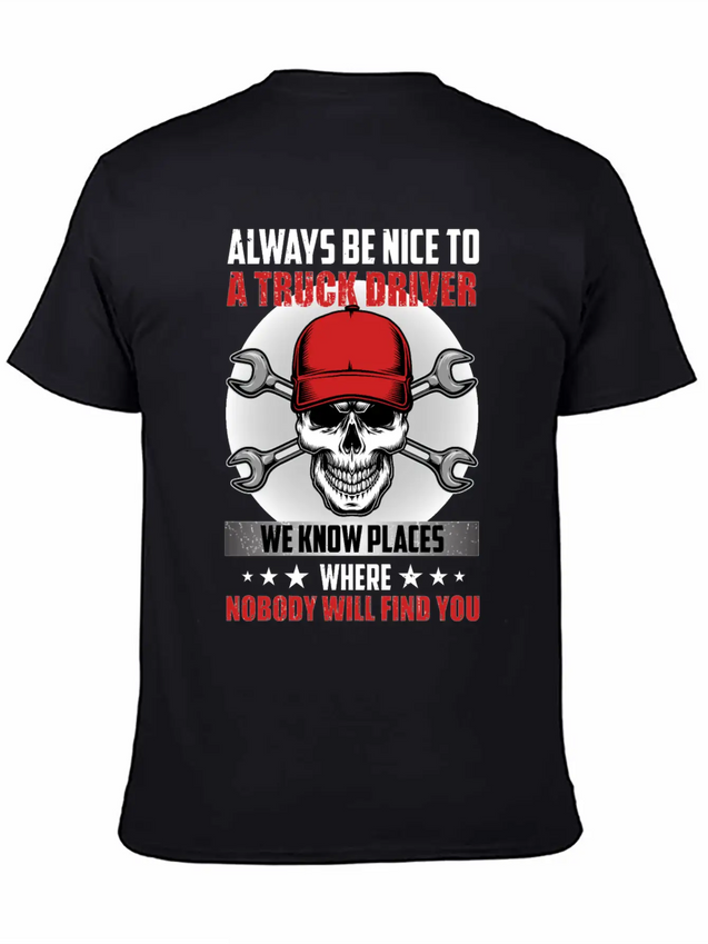 Funny Trucks Lovers - Truck Drivers - Truck Driver Lightweight Cotton T-Shirt – Daily Comfort Graphic Shirt
