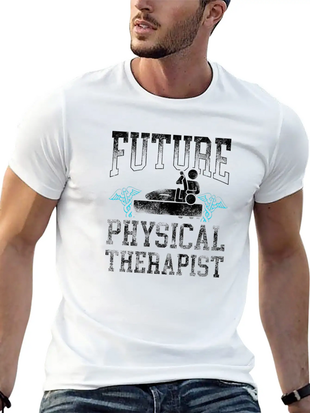 Future Physical Therapist Therapy Lightweight Cotton T-Shirt – Daily Comfort Graphic Shirt