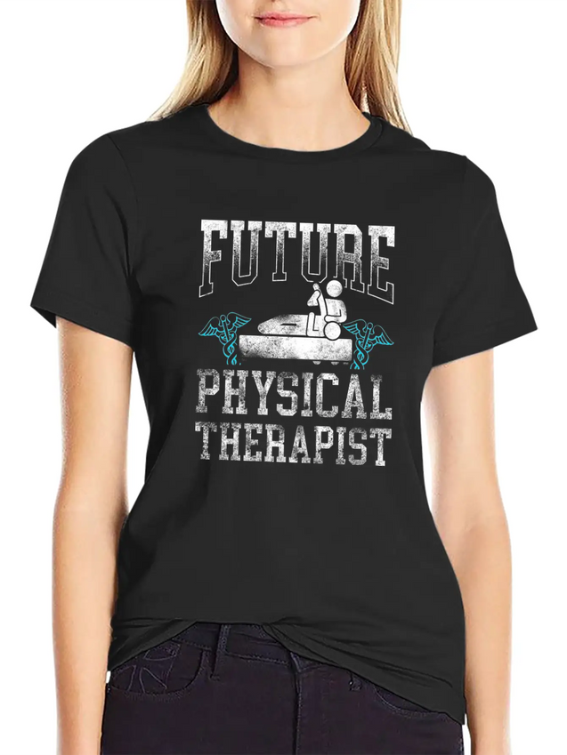 Future Physical Therapist Therapy Lightweight Cotton T-Shirt – Daily Comfort Graphic Shirt