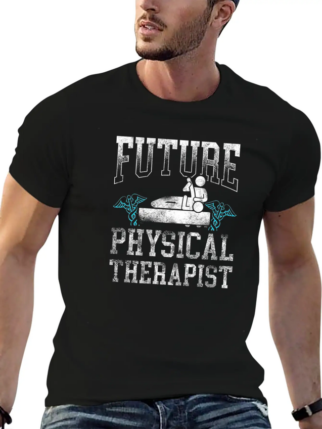 Future Physical Therapist Therapy Lightweight Cotton T-Shirt – Daily Comfort Graphic Shirt