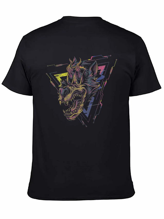 Future Robot Technology Gaming Lightweight Cotton T-Shirt – Daily Comfort Graphic Shirt