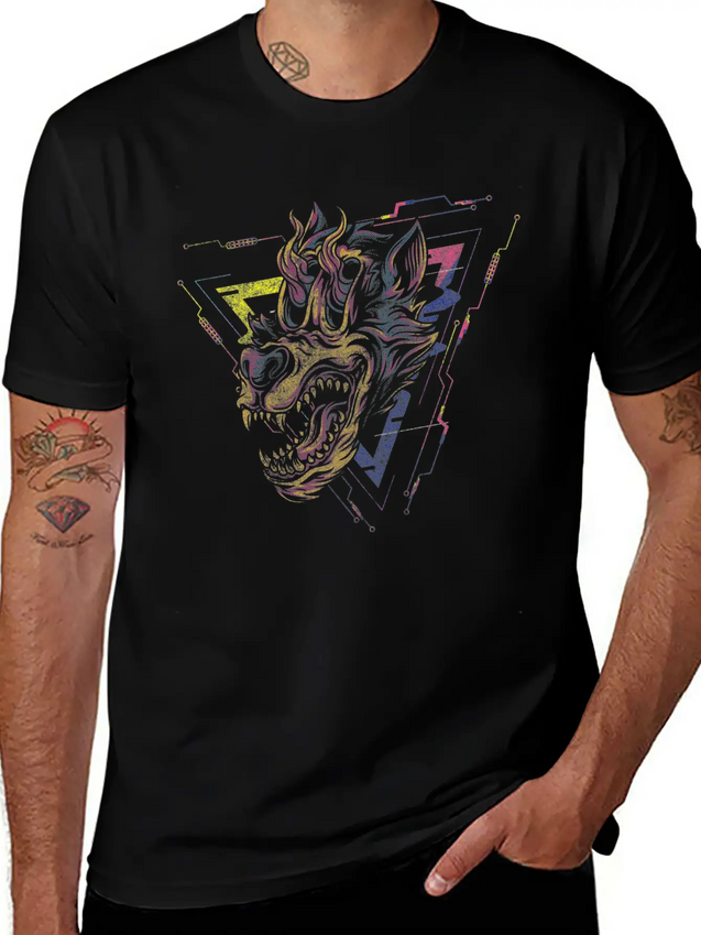 Future Robot Technology Gaming Lightweight Cotton T-Shirt – Daily Comfort Graphic Shirt
