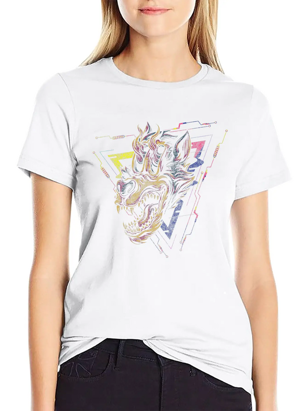 Future Robot Technology Gaming Lightweight Cotton T-Shirt – Daily Comfort Graphic Shirt