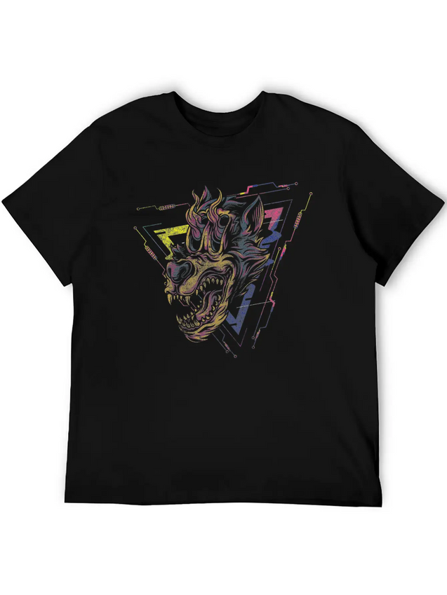 Future Robot Technology Gaming Lightweight Cotton T-Shirt – Daily Comfort Graphic Shirt