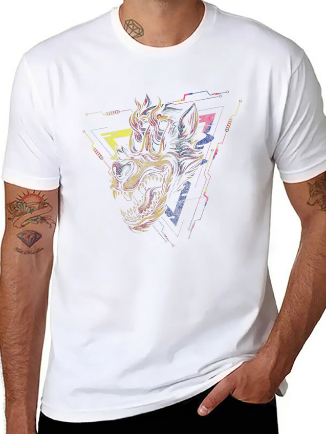 Future Robot Technology Gaming Lightweight Cotton T-Shirt – Daily Comfort Graphic Shirt