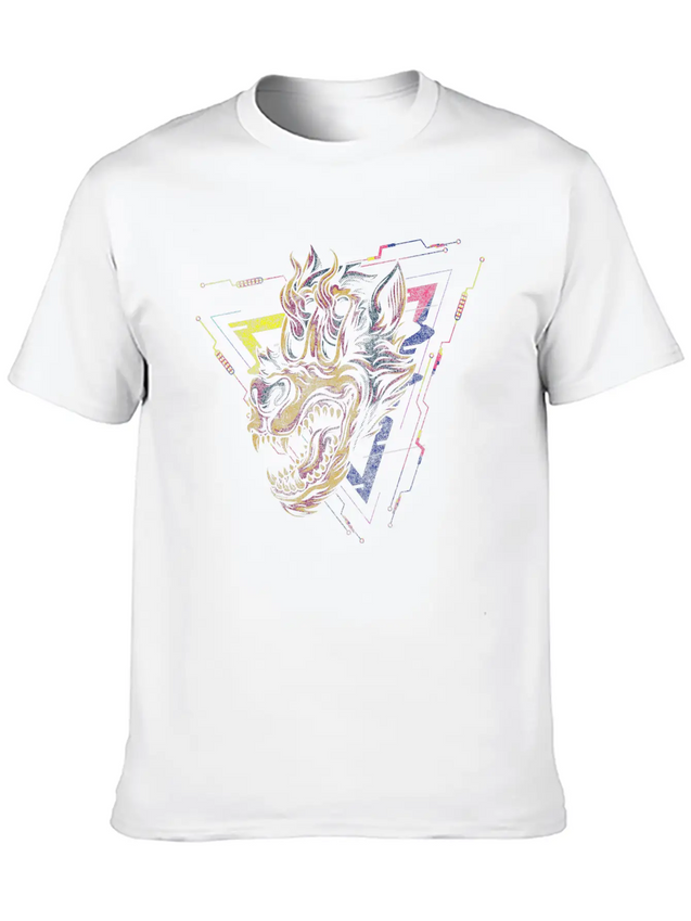 Future Robot Technology Gaming Lightweight Cotton T-Shirt – Daily Comfort Graphic Shirt