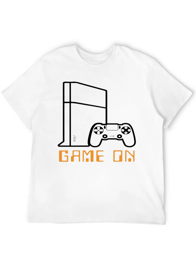 Game On Lightweight Cotton T-Shirt – Daily Comfort Graphic Shirt