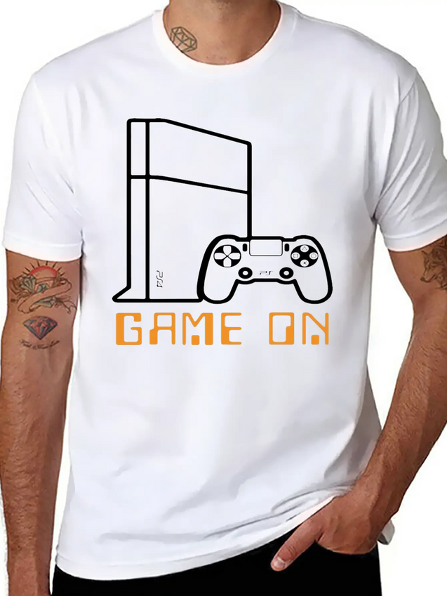 Game On Lightweight Cotton T-Shirt – Daily Comfort Graphic Shirt