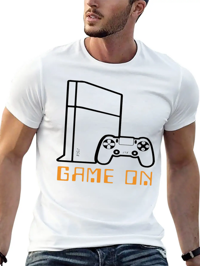 Game On Lightweight Cotton T-Shirt – Daily Comfort Graphic Shirt