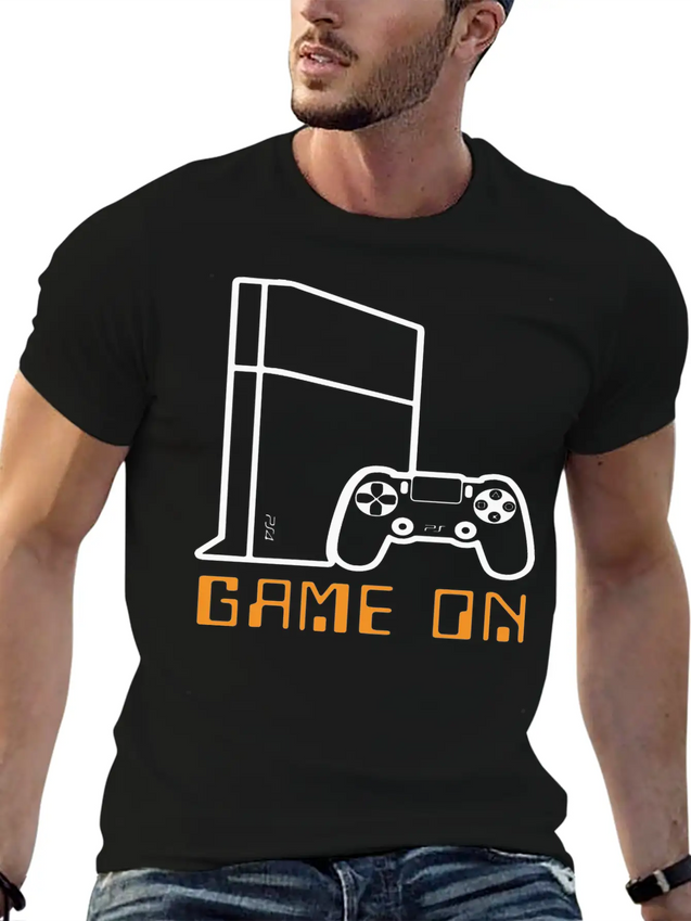 Game On Lightweight Cotton T-Shirt – Daily Comfort Graphic Shirt