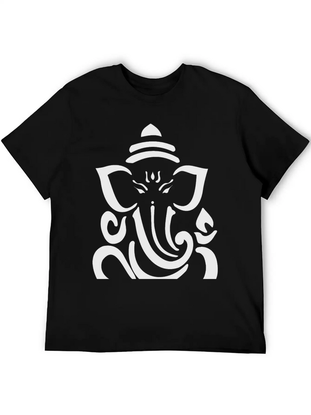 Ganesha Lightweight Cotton T-Shirt – Daily Comfort Graphic Shirt