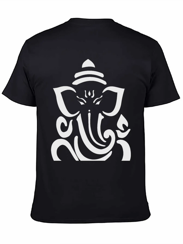Ganesha Lightweight Cotton T-Shirt – Daily Comfort Graphic Shirt