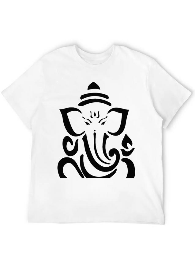 Ganesha Lightweight Cotton T-Shirt – Daily Comfort Graphic Shirt