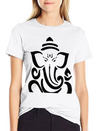 Ganesha Lightweight Cotton T-Shirt – Daily Comfort Graphic Shirt
