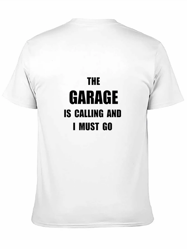 Garage Calling Lightweight Cotton T-Shirt – Daily Comfort Graphic Shirt