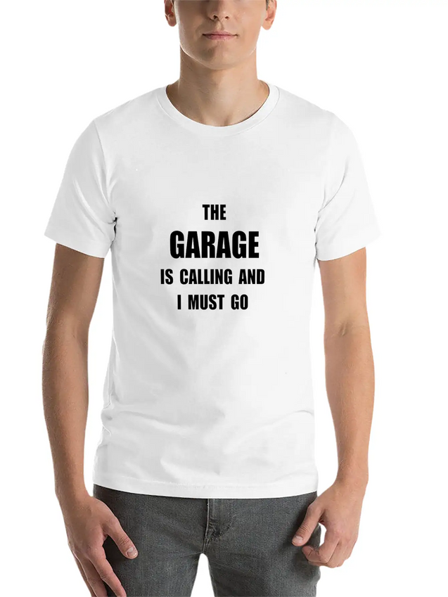 Garage Calling Lightweight Cotton T-Shirt – Daily Comfort Graphic Shirt