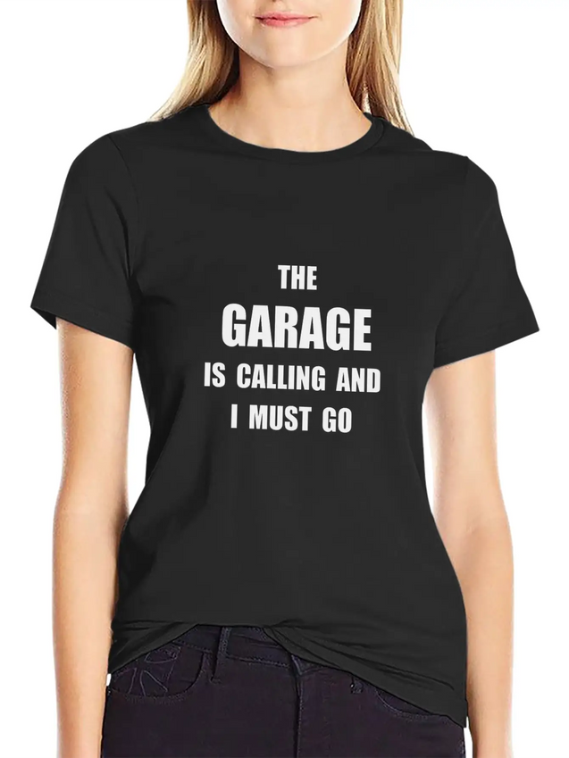 Garage Calling Lightweight Cotton T-Shirt – Daily Comfort Graphic Shirt