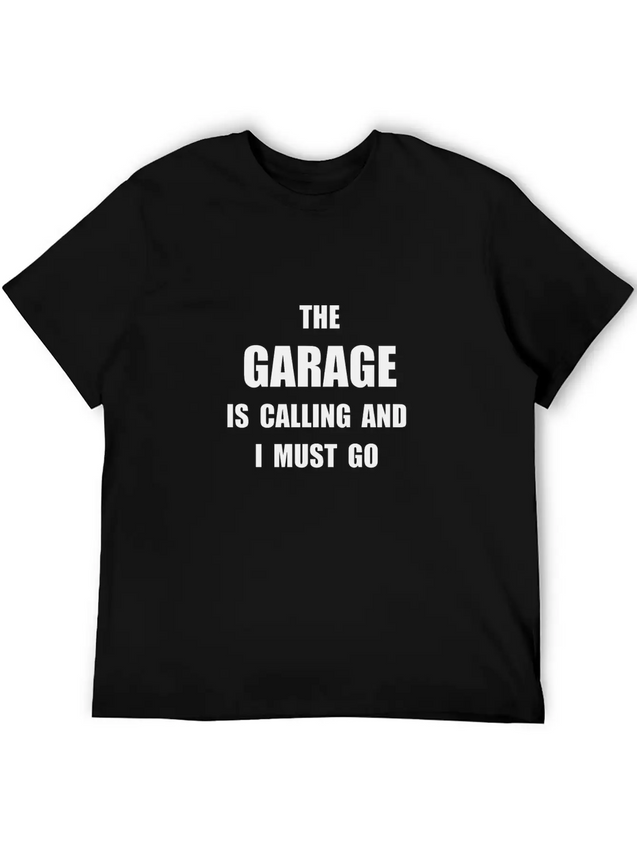 Garage Calling Lightweight Cotton T-Shirt – Daily Comfort Graphic Shirt