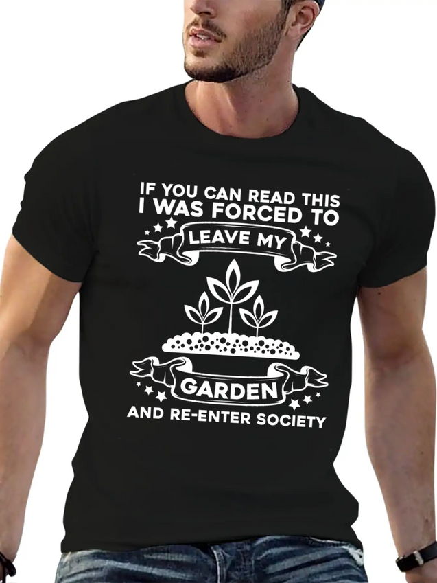 Gardening Garden Gardener Lightweight Cotton T-Shirt – Daily Comfort Graphic Shirt