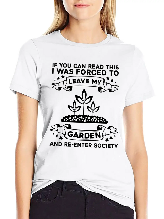 Gardening Garden Gardener Lightweight Cotton T-Shirt – Daily Comfort Graphic Shirt