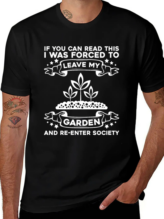 Gardening Garden Gardener Lightweight Cotton T-Shirt – Daily Comfort Graphic Shirt