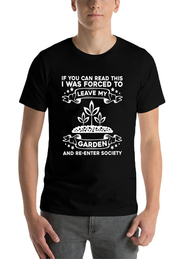 Gardening Garden Gardener Lightweight Cotton T-Shirt – Daily Comfort Graphic Shirt