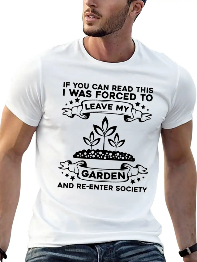 Gardening Garden Gardener Lightweight Cotton T-Shirt – Daily Comfort Graphic Shirt