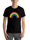 Gay Pride LGBTQ Grunge Rainbow Lightweight Cotton T-Shirt – Daily Comfort Graphic Shirt