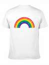 Gay Pride LGBTQ Grunge Rainbow Lightweight Cotton T-Shirt – Daily Comfort Graphic Shirt