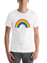 Gay Pride LGBTQ Grunge Rainbow Lightweight Cotton T-Shirt – Daily Comfort Graphic Shirt