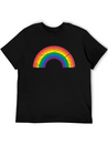 Gay Pride LGBTQ Grunge Rainbow Lightweight Cotton T-Shirt – Daily Comfort Graphic Shirt