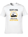 Gebts Ma De Schlissl I Muas In Odl Ausfiahn Lightweight Cotton T-Shirt – Daily Comfort Graphic Shirt