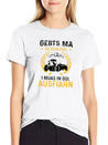 Gebts Ma De Schlissl I Muas In Odl Ausfiahn Lightweight Cotton T-Shirt – Daily Comfort Graphic Shirt