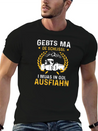 Gebts Ma De Schlissl I Muas In Odl Ausfiahn Lightweight Cotton T-Shirt – Daily Comfort Graphic Shirt