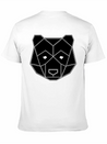 Geometric Animal: Panda Bear Lightweight Cotton T-Shirt – Daily Comfort Graphic Shirt