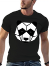 Geometric Animal: Panda Bear Lightweight Cotton T-Shirt – Daily Comfort Graphic Shirt