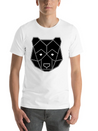 Geometric Animal: Panda Bear Lightweight Cotton T-Shirt – Daily Comfort Graphic Shirt