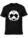 Geometric Animal: Panda Bear Lightweight Cotton T-Shirt – Daily Comfort Graphic Shirt