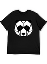 Geometric Animal: Panda Bear Lightweight Cotton T-Shirt – Daily Comfort Graphic Shirt
