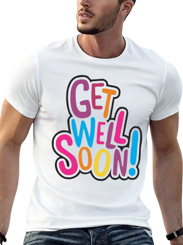 Get Well Soon Cards Lightweight Cotton T-Shirt – Daily Comfort Graphic Shirt