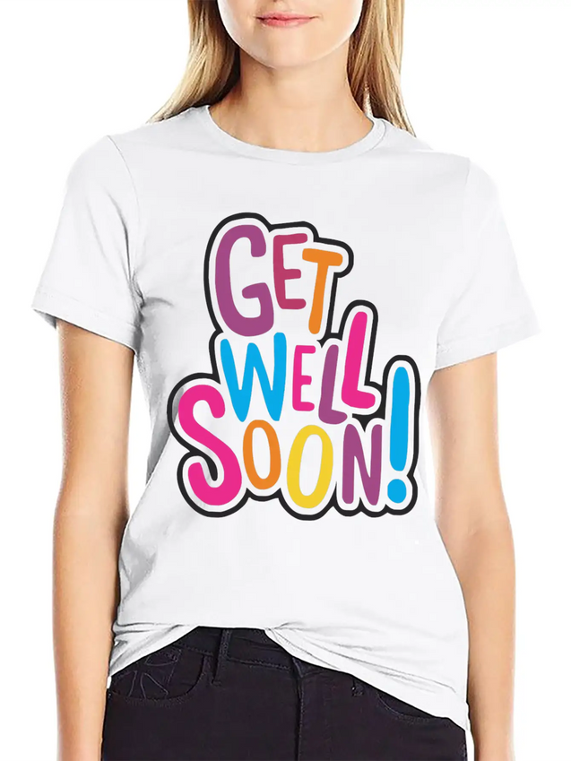 Get Well Soon Cards Lightweight Cotton T-Shirt – Daily Comfort Graphic Shirt