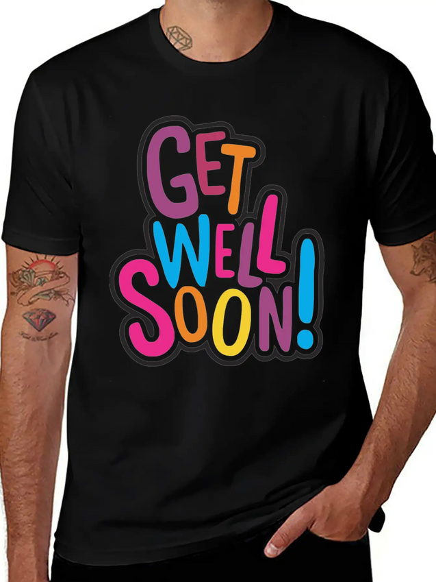 Get Well Soon Cards Lightweight Cotton T-Shirt – Daily Comfort Graphic Shirt