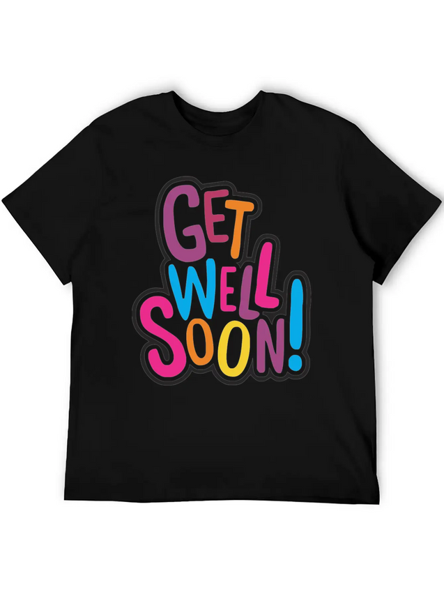 Get Well Soon Cards Lightweight Cotton T-Shirt – Daily Comfort Graphic Shirt