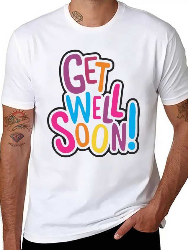 Get Well Soon Cards Lightweight Cotton T-Shirt – Daily Comfort Graphic Shirt