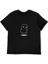 Ghost Halloween Sad Cry Lightweight Cotton T-Shirt – Daily Comfort Graphic Shirt