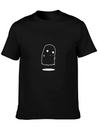 Ghost Halloween Sad Cry Lightweight Cotton T-Shirt – Daily Comfort Graphic Shirt