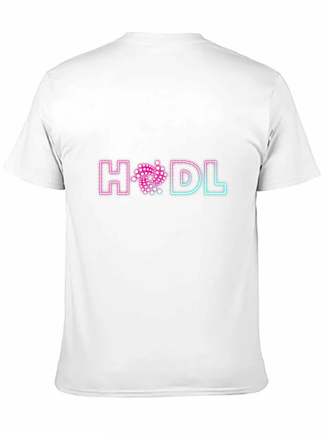 (Gift) HODL Neon Lightweight Cotton T-Shirt – Daily Comfort Graphic Shirt