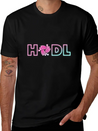 (Gift) HODL Neon Lightweight Cotton T-Shirt – Daily Comfort Graphic Shirt