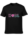 (Gift) HODL Neon Lightweight Cotton T-Shirt – Daily Comfort Graphic Shirt