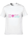 (Gift) HODL Neon Lightweight Cotton T-Shirt – Daily Comfort Graphic Shirt